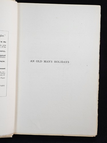 1900 An Old Man's Holidays Edward Marston LTD EDN #14 of 250 copies ANGLING - Picture 6 of 12