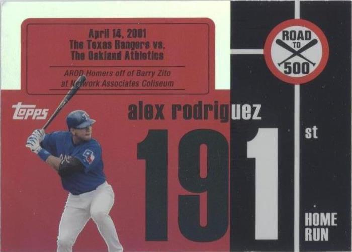 2007 Topps - Alex Rodriguez #ARHR191 - 1 of 1