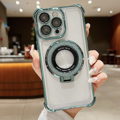 For iPhone 15 14 13 12 Pro Max 11 Glitter Bling Shockproof Magsafe Case Cover - Picture 17 of 19