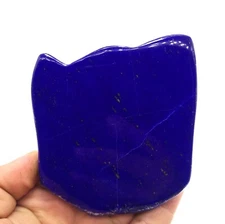 Lapis Lazuli Nice Quality Blue Free Form Piece 3.8x3.5x0.76 inches