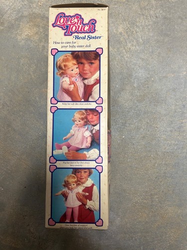 1980 Mattel Love'n Touch 15" große echte Schwester Puppe neu in beschädigter Verpackung #3237 - Bild 4 von 7