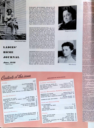 Ladies' Home Journal JUN 1938 Women Focus Fiction & Articles Food Fashion Ads - Imagen 3 de 13
