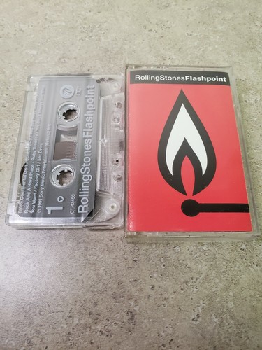 The Rolling Stones - Flashpoint LIVE (Cassette, 1991)