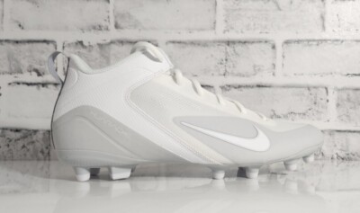 Nike Alpha Huarache 8 Varsity Lacrosse Cleats White CZ6558-110 Men s Size 9