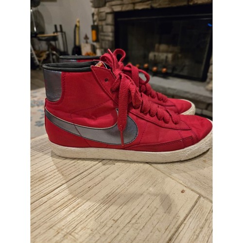 Nike Blazer Mid Premium Vintage Para hombres Rojo Zapatillas Altas Talla 7 - Imagen 13 de 19
