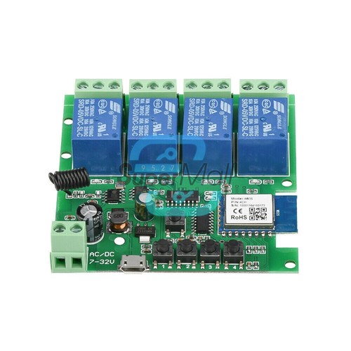 433MHZ 1/2/4 Channel USB Smart Switch WiFi Relay Module Remote Control App - Bild 7 von 61