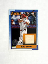 2025 Topps Series 1 MIKE TROUT 1990 Game Used Bat Relic Angels JP1