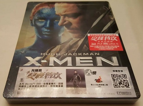 X-Men: Days of Future Past 3D Embossed STEELBOOK (Blu-ray, Hong Kong) RARE OOP! - Imagen 1 de 8