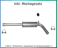 Mittelschalldämpfer Skoda Fabia II 542, Combi II 545 1.2 TSI Auspuff Montagesatz