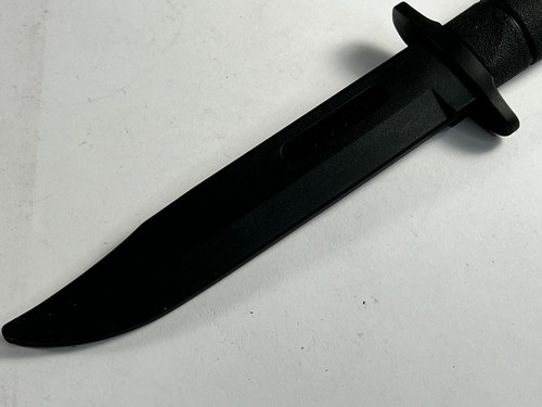 Cuchillo de entrenamiento de goma Cold Steel con cuello de cuero - Hoja de práctica - Imagen 2 de 7