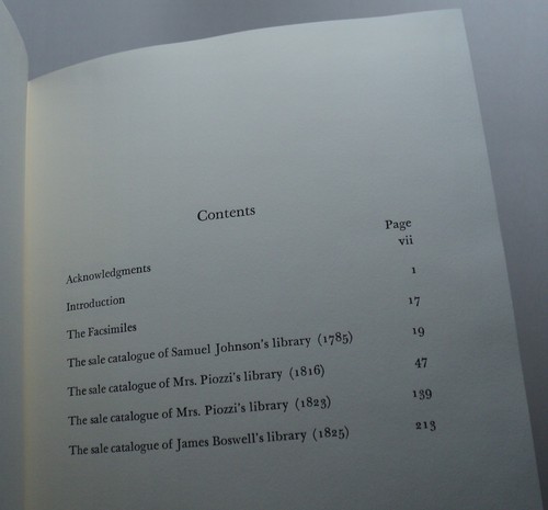 Sale Catalogues of the Libraries of Samuel Johnson Mrs Piozzi and James Boswell - Picture 2 of 3