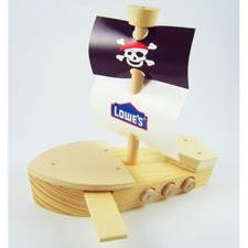 Wooden Pirate Ship Craft Kit