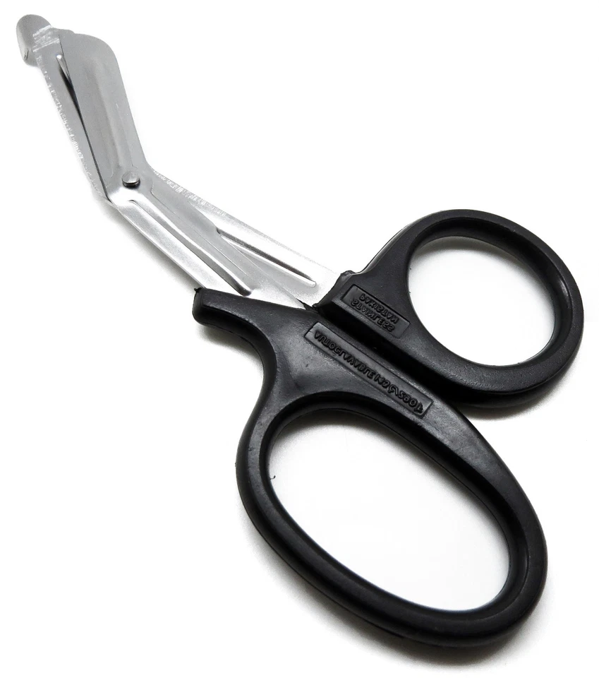 10 Pcs Black Utility Scissors 7.25" Multi-Purpose DIY EMS EMT Shears Instruments - Image 2 of 4