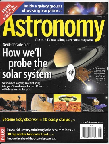 Astronomy Jan 2011 Probe Solar System Galaxy Image Sky Heavens Earth Space Stars - Picture 2 of 9