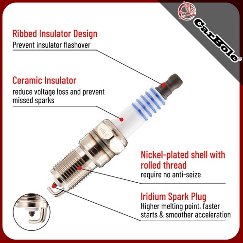 10 Pack Ignition Coil & 16 Spark Plugs For Ford 4.6/5.4/6.8L V8 V10 DG508 US - Picture 8 of 13