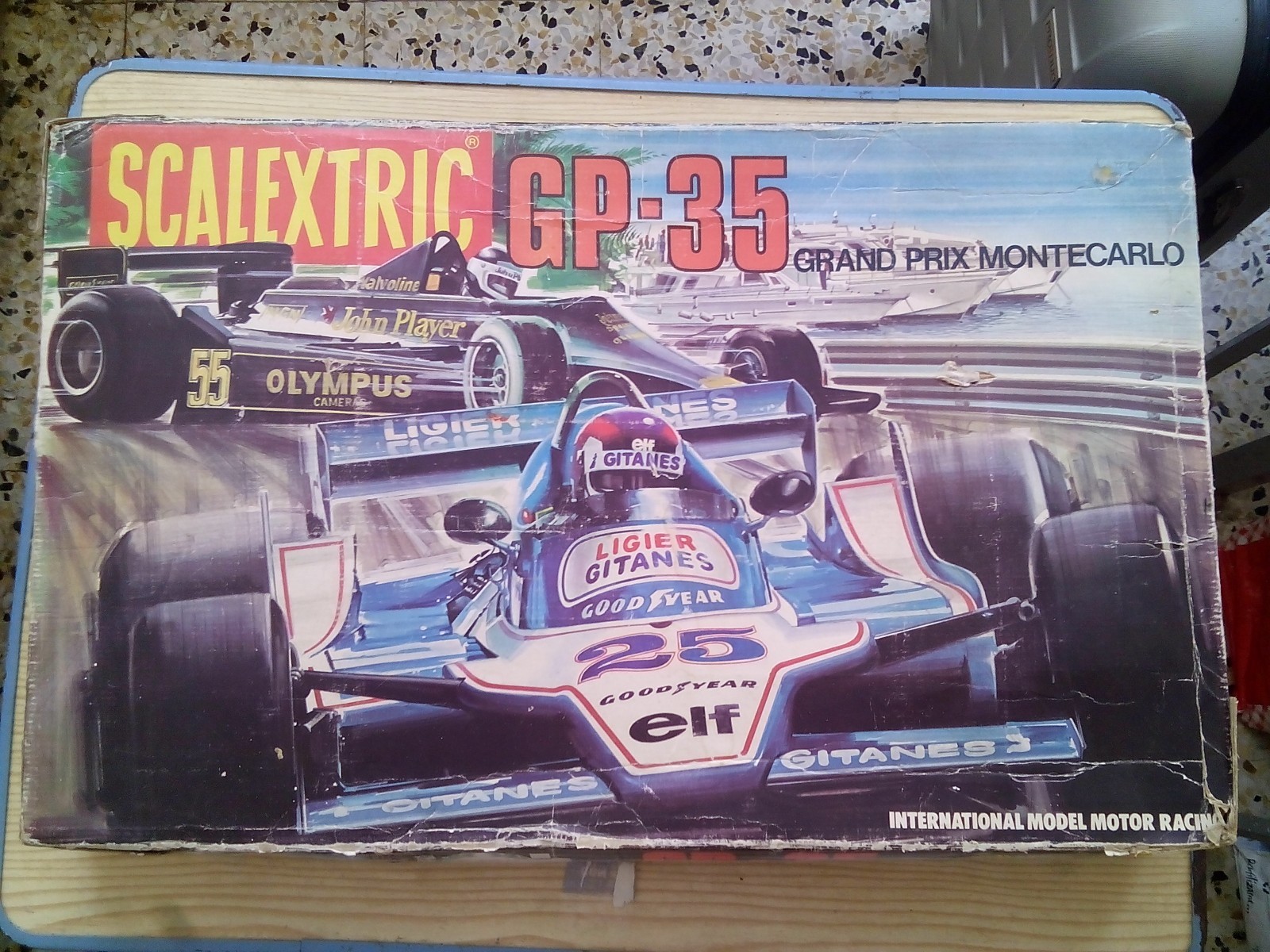 Scalextric GP-35 Grand Prix Montecarlo Con Dos Coches-Lotus JPS MK4 NegroLigier Scalextric GP-35 Grand Prix Montecarlo Con Dos Coches-Lotus JPS MK4 NegroLigier