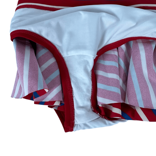 Hanna Andersson Sunblock Striped Tankini Set size 5 - Picture 9 of 12