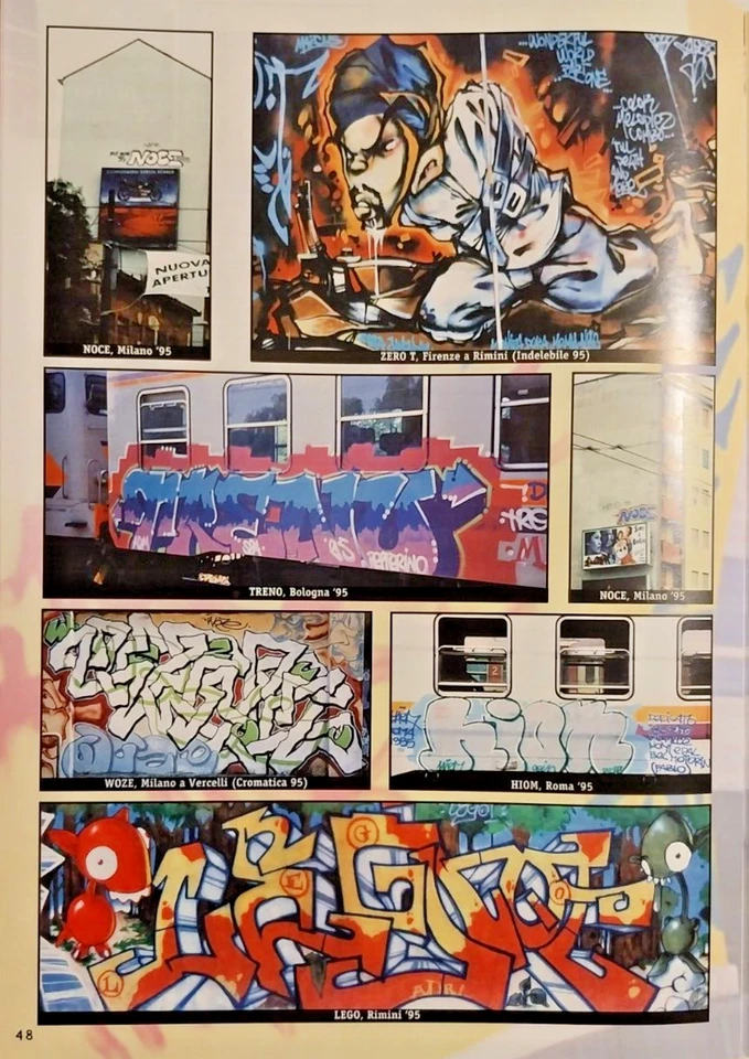 Aelle Magazine n°13 Settembre/Ottobre 1995 rivista rap graffiti hip-hop italiano - Immagine 2 di 4