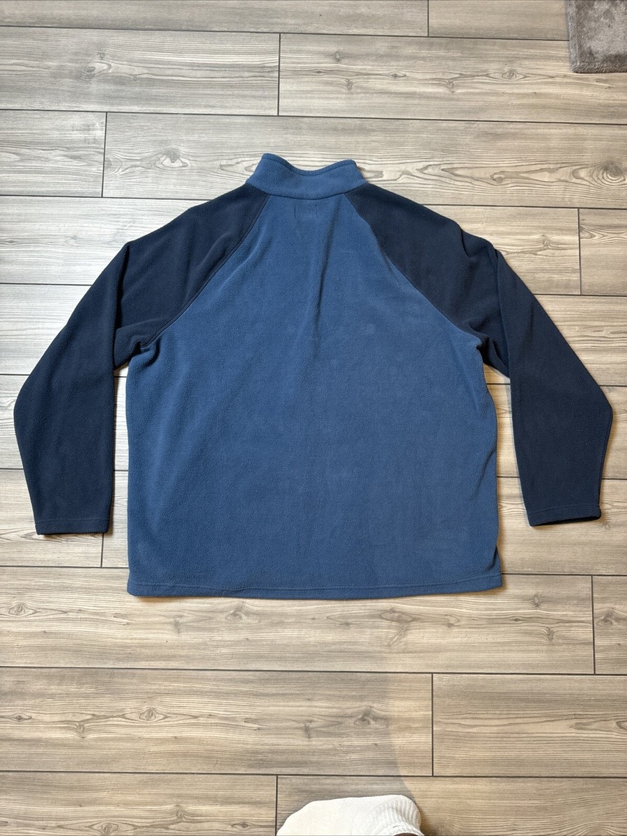 BASS PRO SHOPS フリース ネイビー M（L•XL） Bass Pro Shop 2XL Men's Navy Blue Fleece Quarter Zip Unisex
