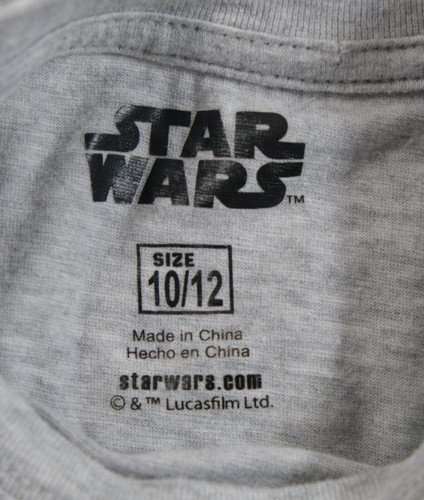 Star Wars Kids Grogu Graphic T-Shirt Sz 10/12 - Picture 8 of 8