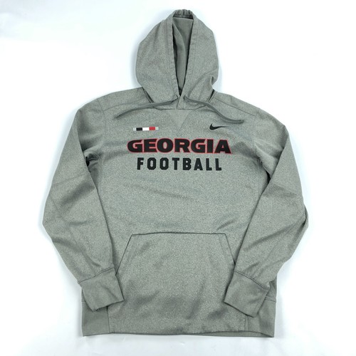 Nike Sportswear Hoodie Mens Medium Georgia Football UGA Sweatshirt Fleece DriFit