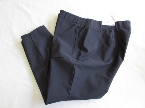 Lane Bryant Pants on The Go Collection Ankle Mid Rise Stretch Gray or Black 16P - Picture 7 of 22