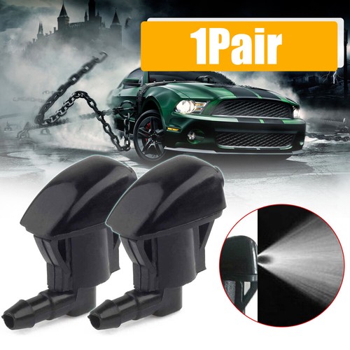 2pcs Car Windscreen Front Window Washer Wiper Sprayer Nozzle Spray Jet Universal - Picture 5 of 14