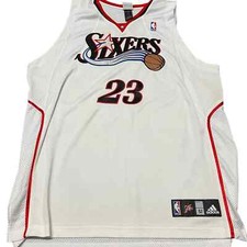Philadelphia 76ers Sixers Lou Williams Adidas NBA Jersey Mens Sz 52 Auto