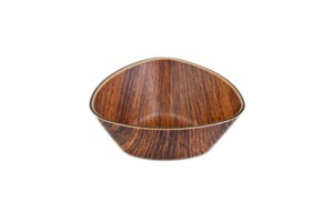 Asian Cuisine Set of 2 Glass Compartment Dish Tapas