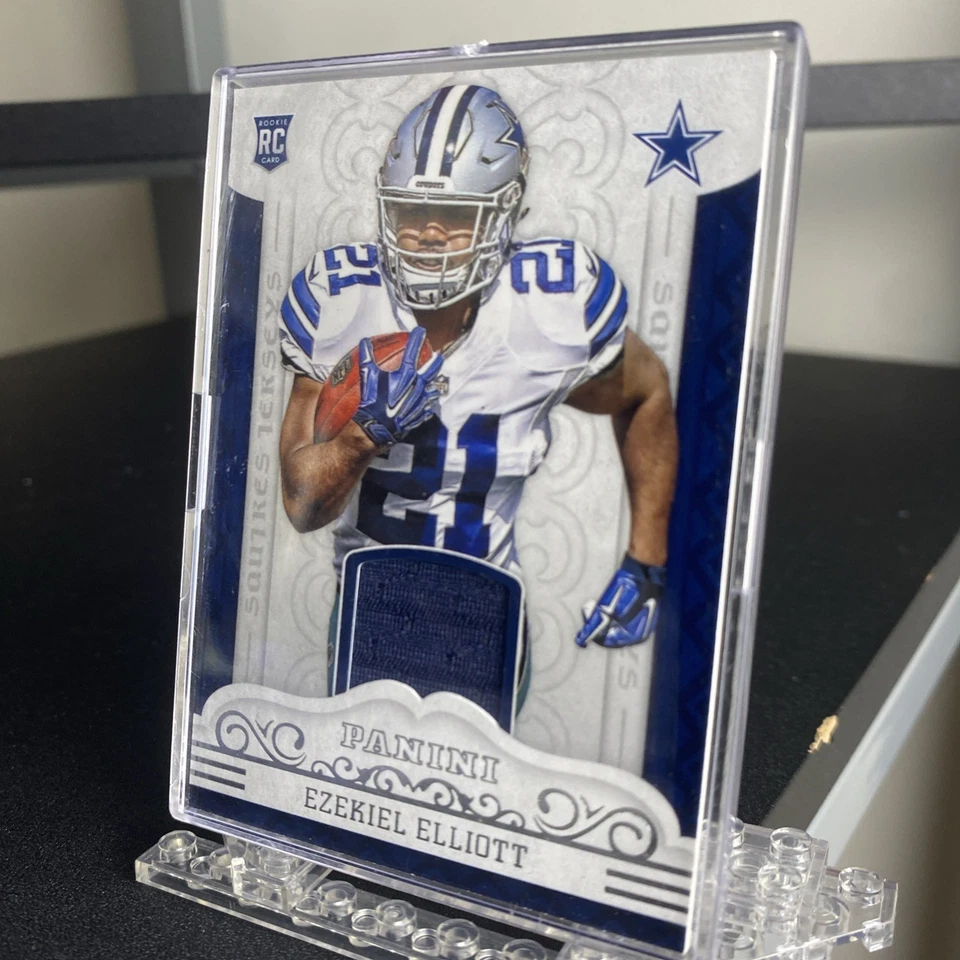 Ezekiel Elliot 2016 Panini - Squires Jerseys #4 ( RC) - Cowboys - Image 4 of 4