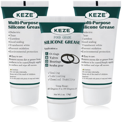 KEZE Silicone Grease Waterproof Food Grade Silicone Sealant Lubricant