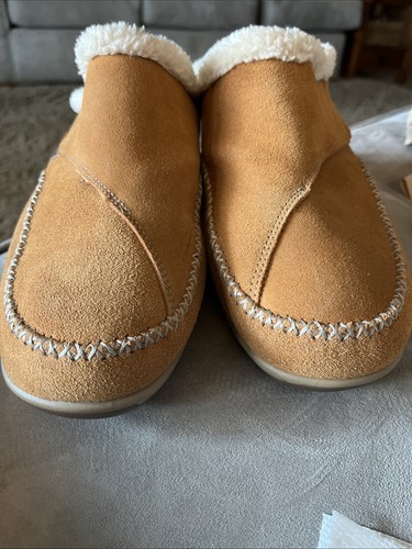 Orthofeet Slippers Womens Brown Support Cushion Adjustable Slip On 9.5 WIDE - Foto 9 di 11