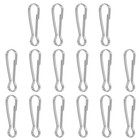 30 Pcs Flaggenmast Zubehör Fahnenmast-Clips Bootsflaggenhalter Flaggenpol