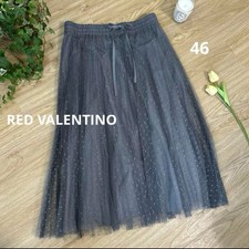 Women's Wear Valentino RED VALENTINO Dot Tulle Long Skirt 46