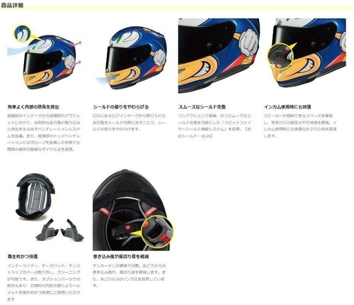 HJC RPHA 11 Pro Full Face Street Motorcycle Riding Helmet HJH231 Size L Sonic JP - Picture 8 of 8