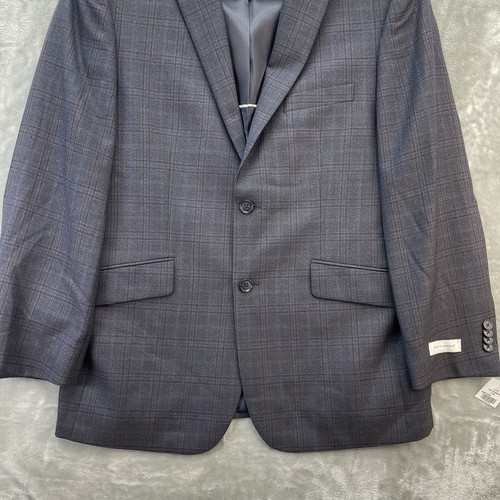 Joseph Abboud Blazer Mens size 42R Sport Coat Casual Jacket two button wool Suit - Picture 13 of 14