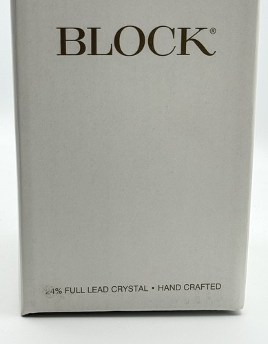 Block Lead Crystal Frosted Tulip Hurricane Vase Poland Pedestal Candle Holder - Picture 3 of 12