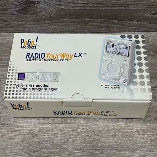 PoGo Products Radio YourWayLX 128MB Tragbarer AM/FM Radiorecorder MP3 Player M04