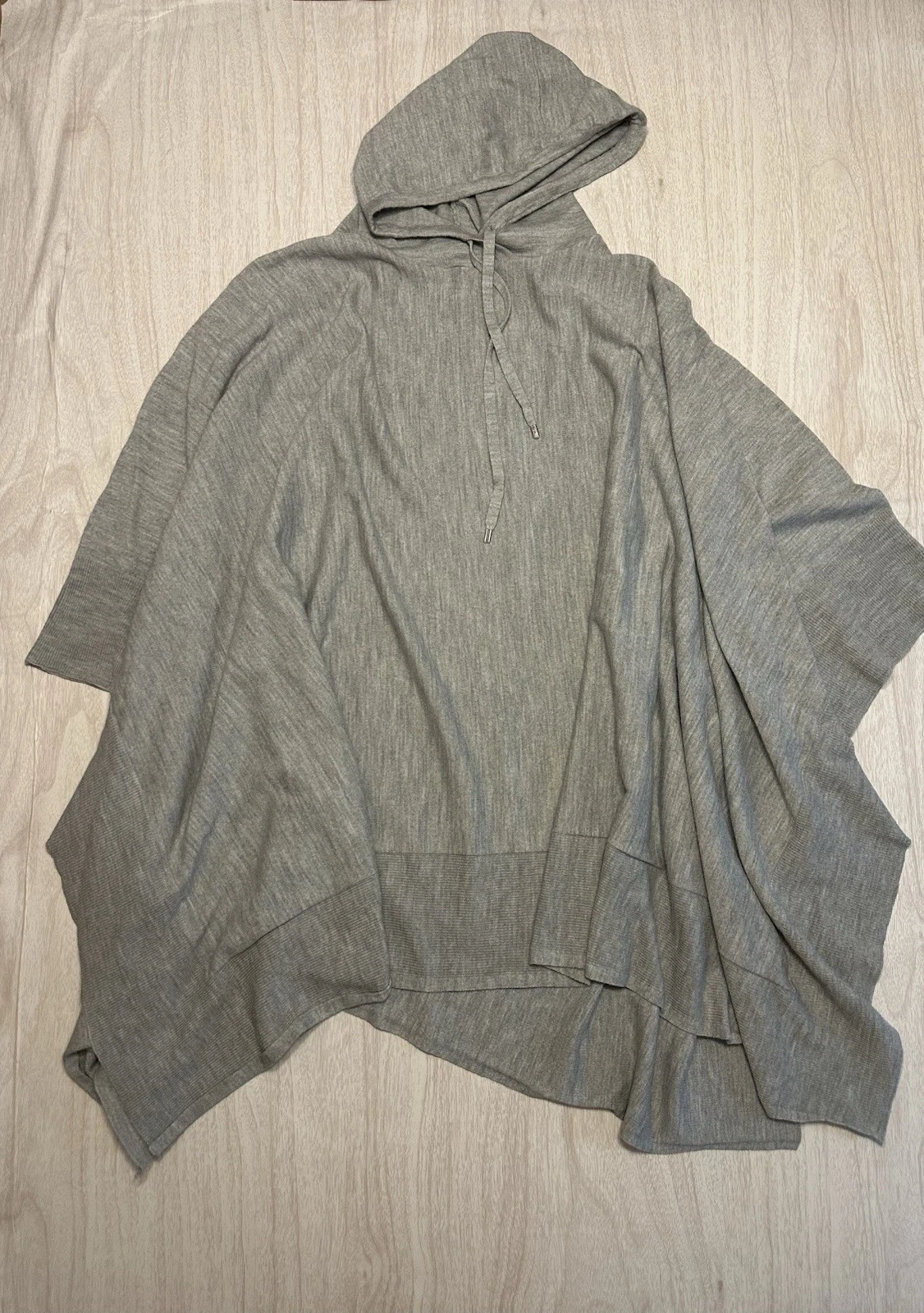 Polo Ralph Lauren Merino Wool Blend Hooded Poncho, Size XS/S