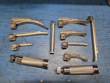 Intubation Kit LARYNGOSCOPE RUSCH  3 Handle, 8 Blades