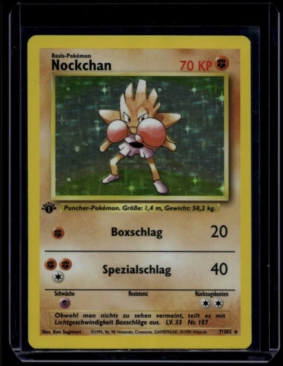Individual Trading Card Games Pokémon TCG German 1st Edition for