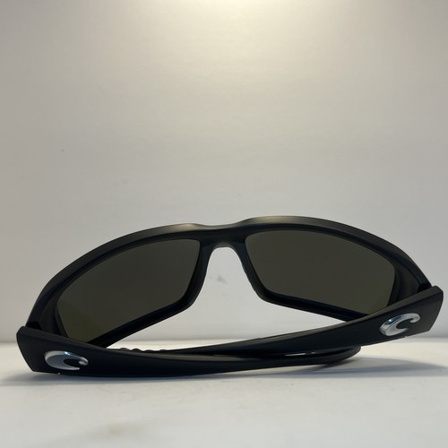 Costa Del Mar Fantail 580 - matte black frame blue mirror polarized Sunglasses - Picture 7 of 8
