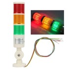 Tower Lamp Alarm Signal 12-24V DC Buzzer Alarm Red/Green/Yellow