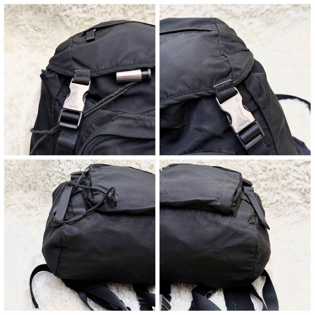 PRADA RRADA backpack triangular logo tessuto blac… - image 6