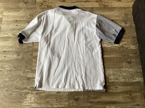 Vintage Crable Sportswear Cleveland Indians Mens Blue Red White Polo Size XL - Picture 6 of 6