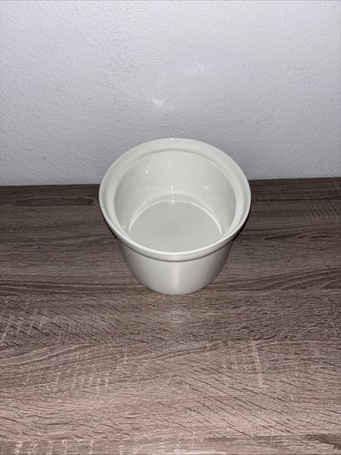 "Cuenco ovalado grande de porcelana blanca Apilco France 8""x10""" - Imagen 4 de 4