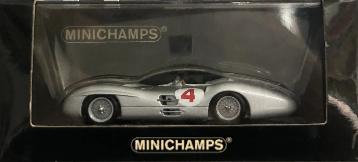 MERCEDES W196 N°22 GP DE FRANCE 1954 H. LANG MINICHAMPS 1:43