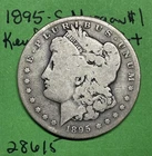 1895 S Morgan Silver Dollar $1 G Good Key Date US Coin