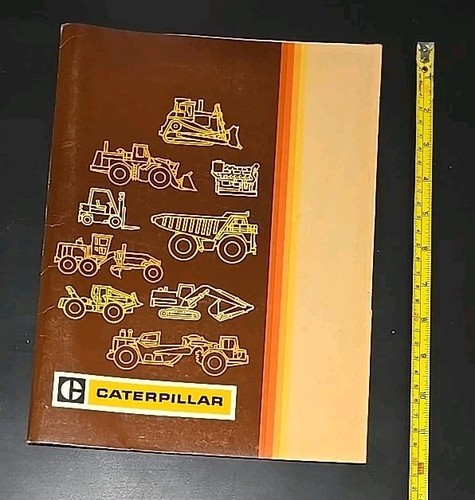 Caterpillar Diesel 3208 3400 Series Vintage Sales Brochures & Folder 1980's Lot - Picture 2 of 18