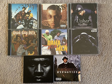 8 Music CD's: Usher, LL Cool J, Nas, The Notorious B.I.G., Salt-N-Pepa, Baha Men